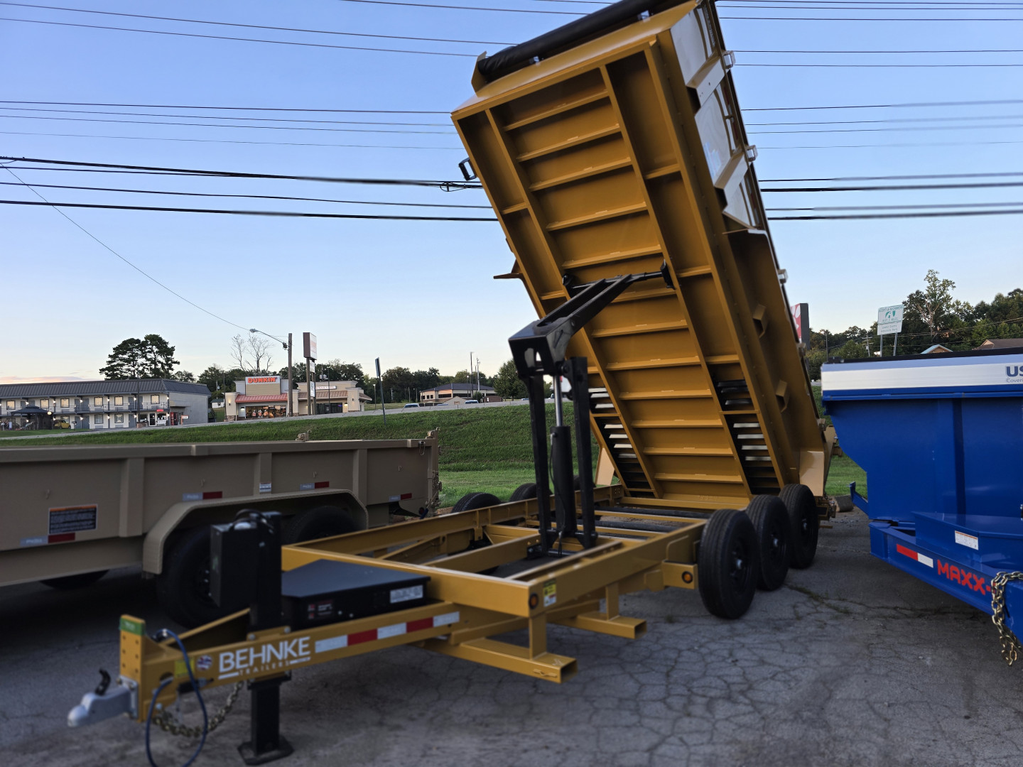 New 2025 Behnke LPD 83''X16' Triple 7's Extreme Heavy Duty Dump Trailer
