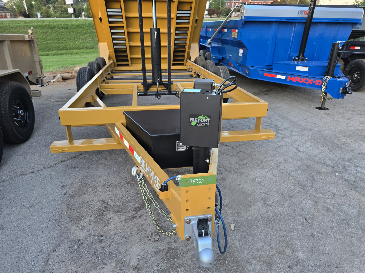 New 2025 Behnke LPD 83''X16' Triple 7's Extreme Heavy Duty Dump Trailer