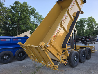 New 2025 Behnke LPD 83''X16' Triple 7's Extreme Heavy Duty Dump Trailer