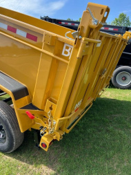 New 2025 Behnke LPD 83''X16' 3 AXLE Dump Trailer