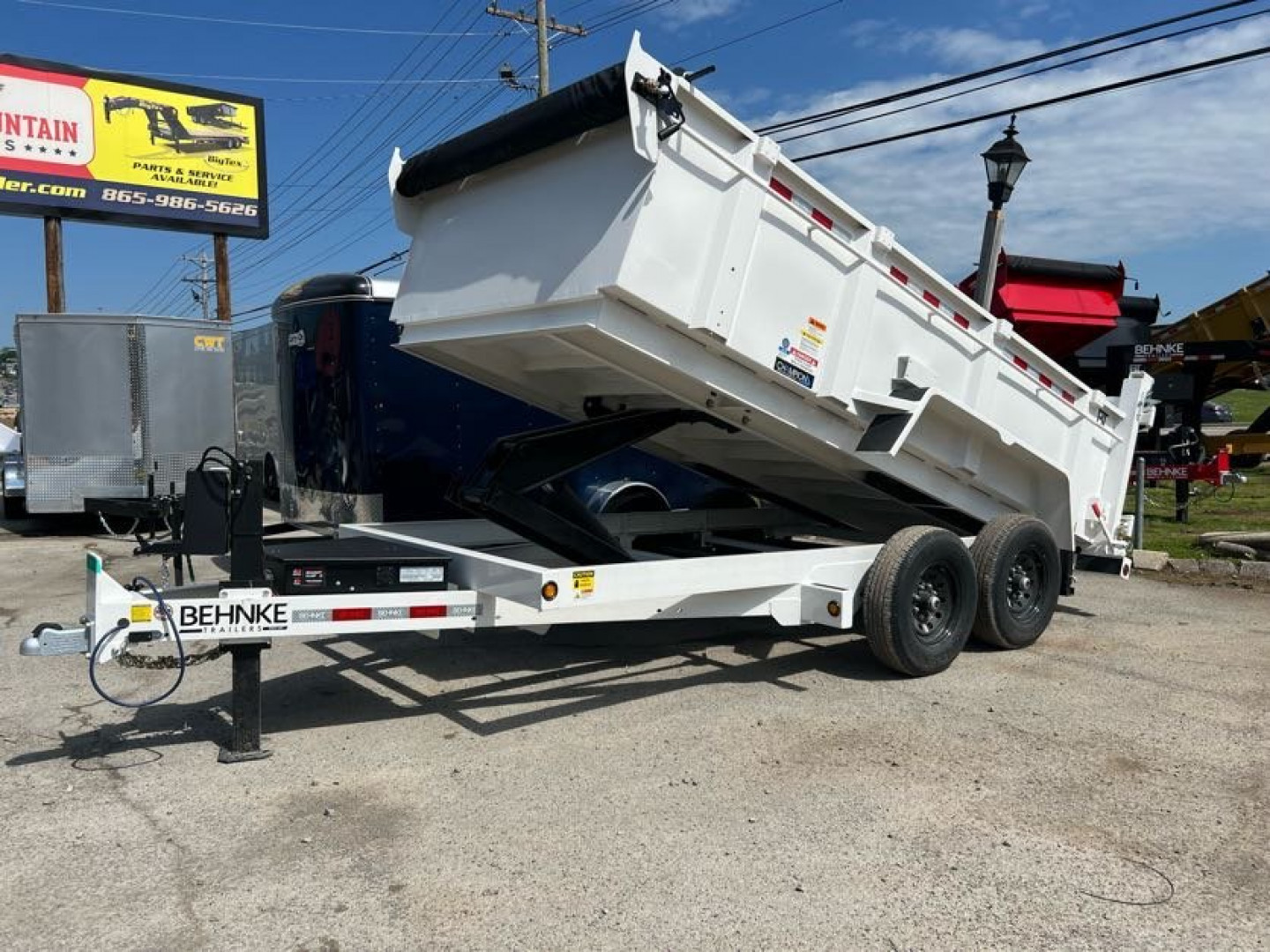 New 2025 Behnke LPD 83X14 HYD JACK Dump Trailer