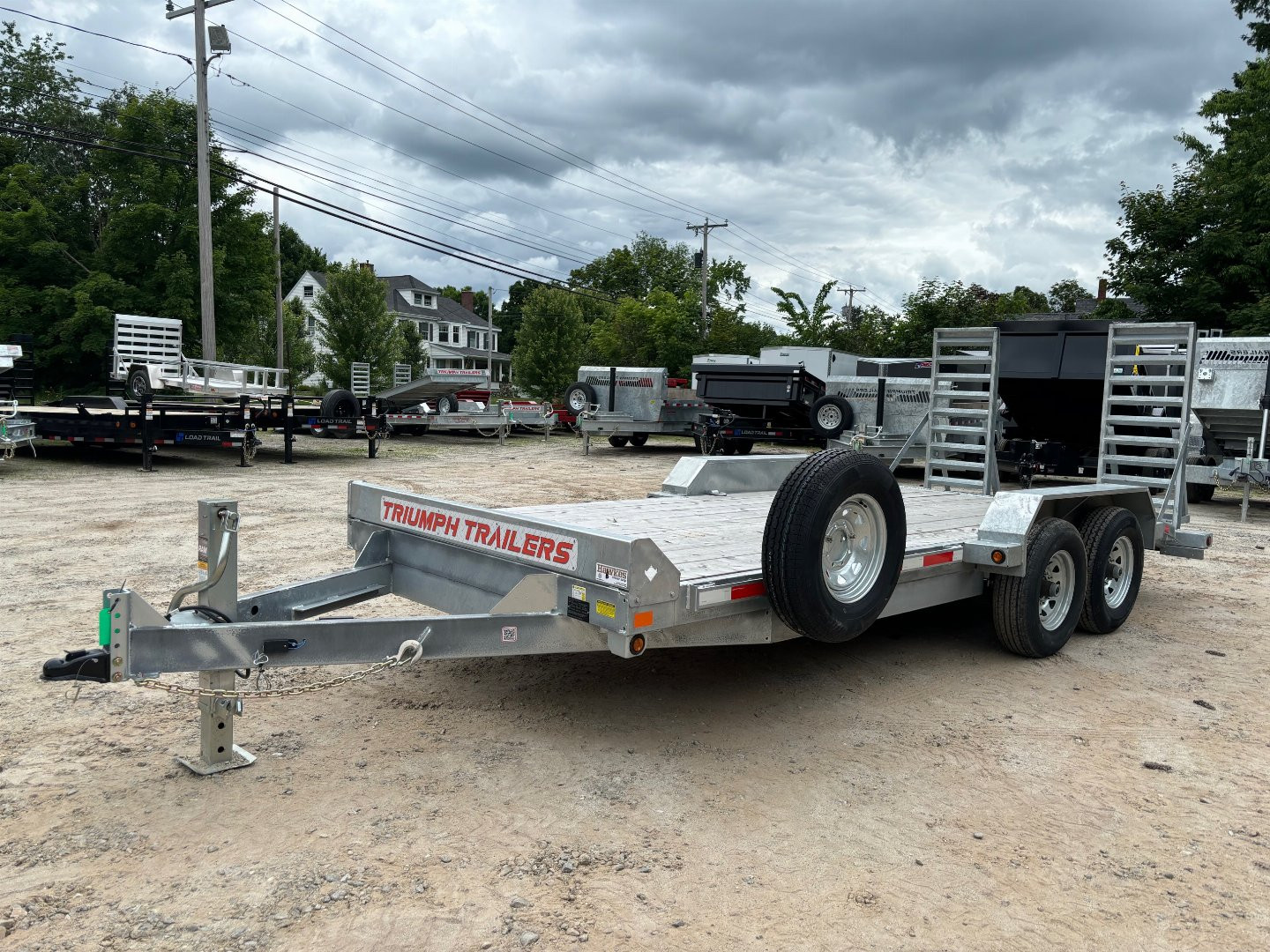New 2024 Triumph Galvanized 7x18 / 14k equip. trailer, Won't Rust!