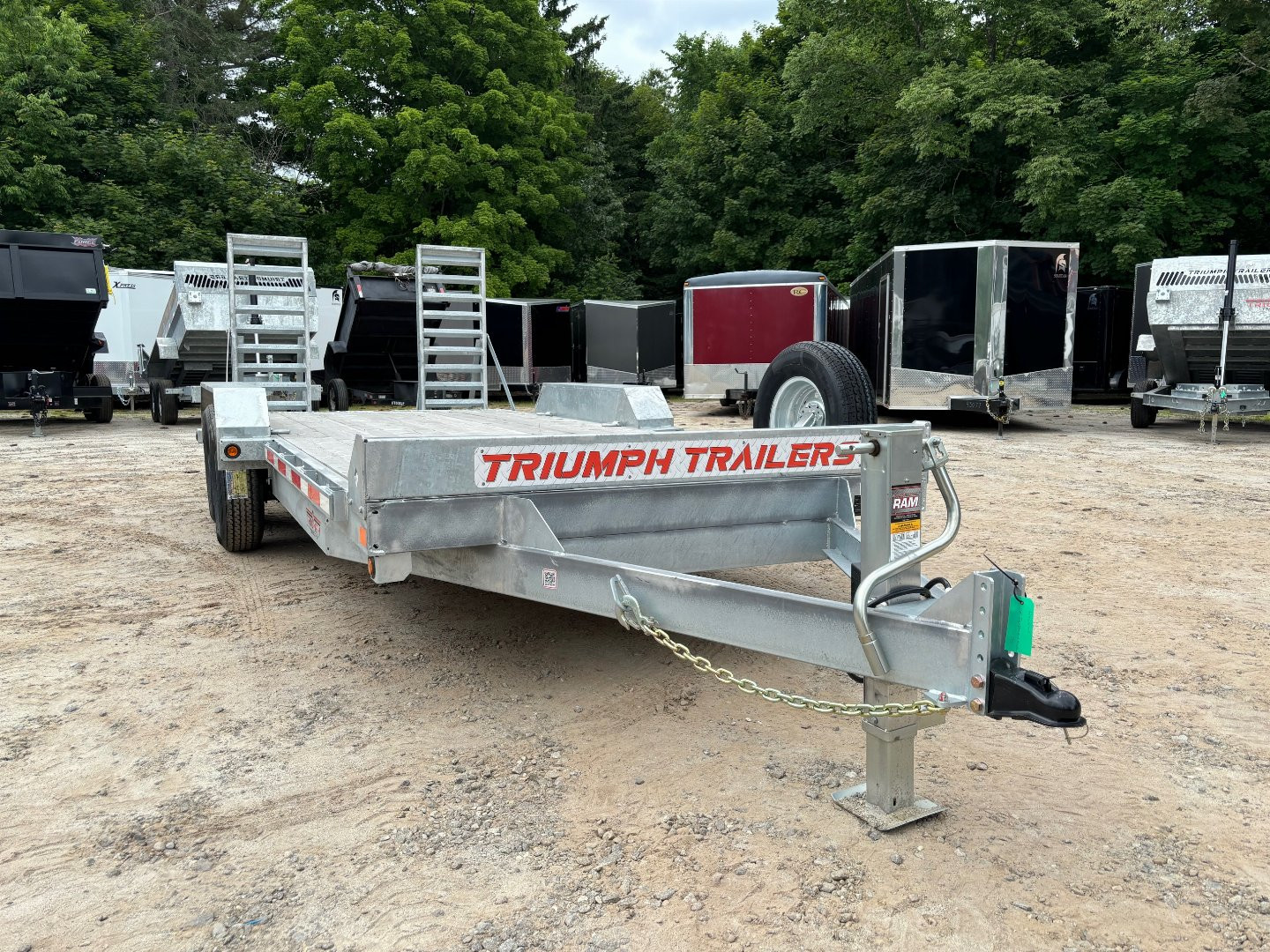 New 2024 Triumph Galvanized 7x18 / 14k equip. trailer, Won't Rust!