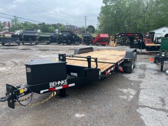 New 2025 Behnke TBCT 20K OAK RUB RAIL FLAPS Equipment Trailer