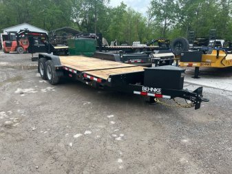 New 2025 Behnke TBCT 20K OAK RUB RAIL FLAPS Equipment Trailer