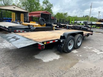 New 2025 Behnke TBCT 20K OAK RUB RAIL FLAPS Equipment Trailer