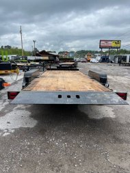 New 2025 Behnke TBCT 20K OAK RUB RAIL FLAPS Equipment Trailer