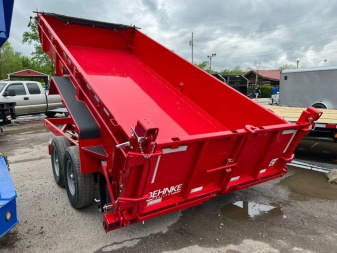 New 2025 Behnke LPD 83X16 TARP LEGS Dump Trailer
