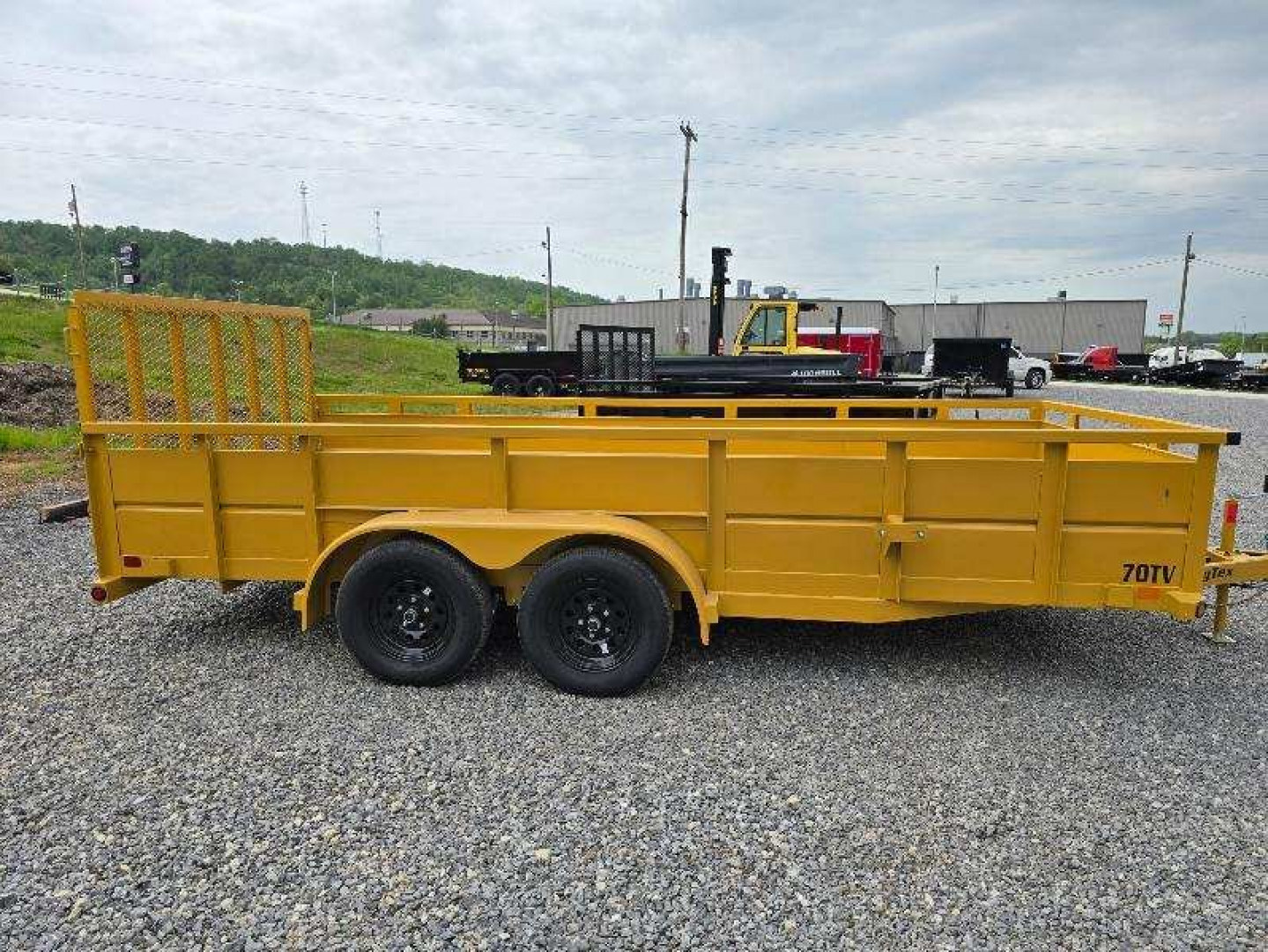 New 2025 Big Tex Trailers 70TV-16 Utility Trailer