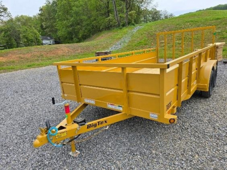 New 2025 Big Tex Trailers 70TV-16 Utility Trailer