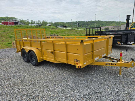 New 2025 Big Tex Trailers 70TV-16 Utility Trailer