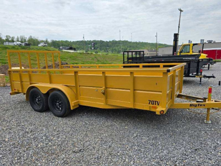 New 2025 Big Tex Trailers 70TV-16 Utility Trailer