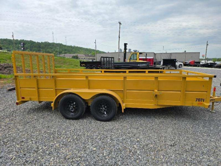 New 2025 Big Tex Trailers 70TV-16 Utility Trailer