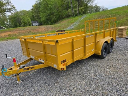 New 2025 Big Tex Trailers 70TV-16 Utility Trailer