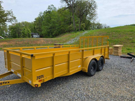 New 2025 Big Tex Trailers 70TV-16 Utility Trailer