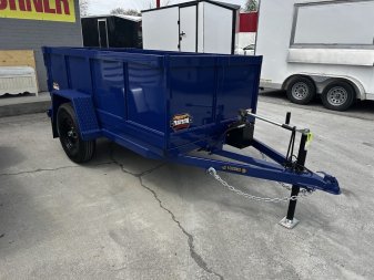 New 2025 Covered Wagon Trailers 4x8 Dump Trailer