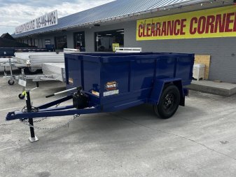 New 2025 Covered Wagon Trailers 4x8 Dump Trailer