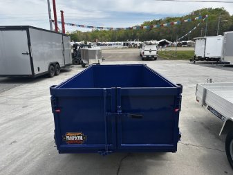 New 2025 Covered Wagon Trailers 4x8 Dump Trailer