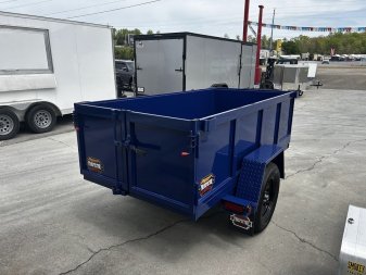 New 2025 Covered Wagon Trailers 4x8 Dump Trailer