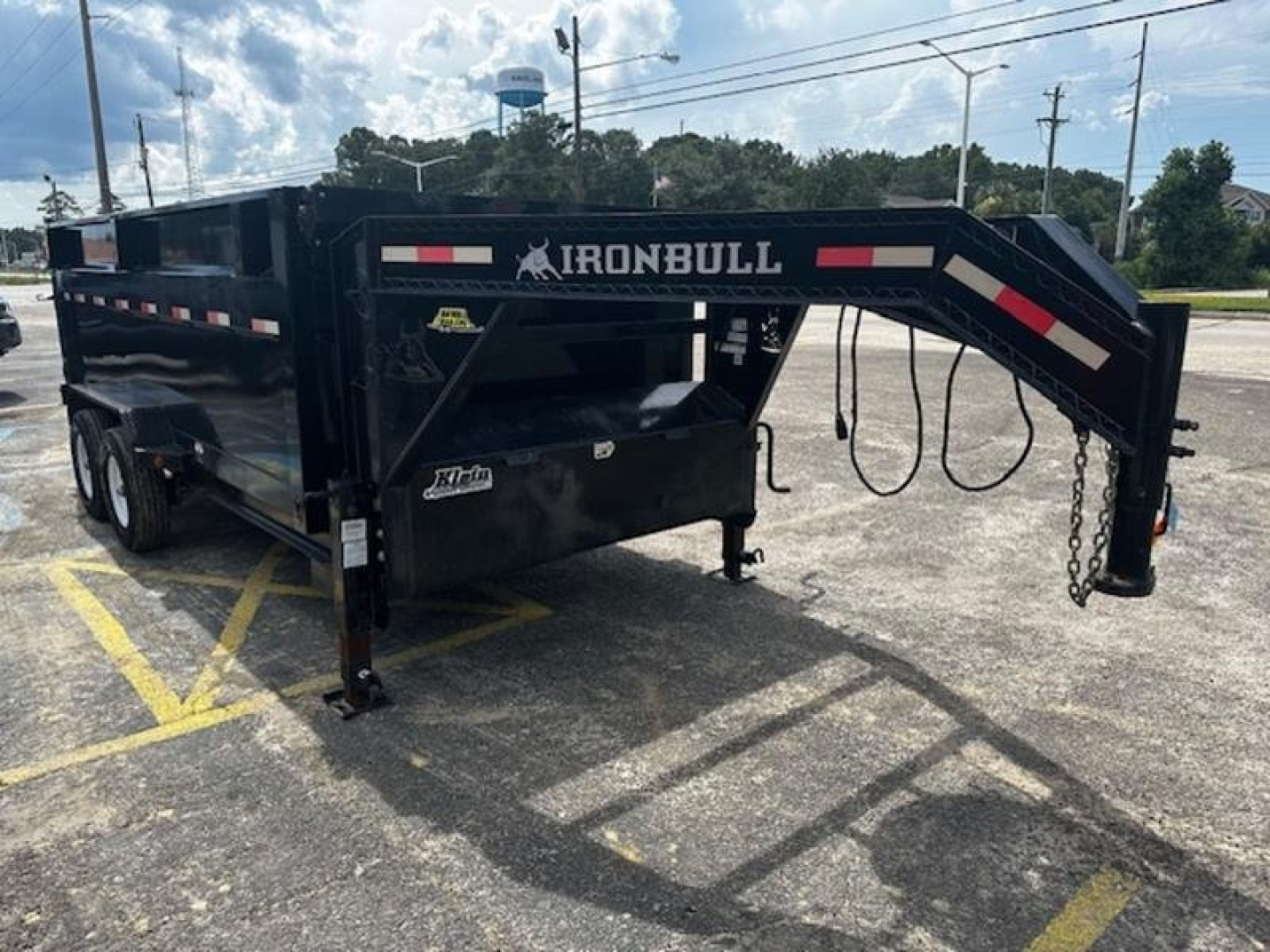 Used 2021 Norstar 7x16 Gooseneck Dump Trailer