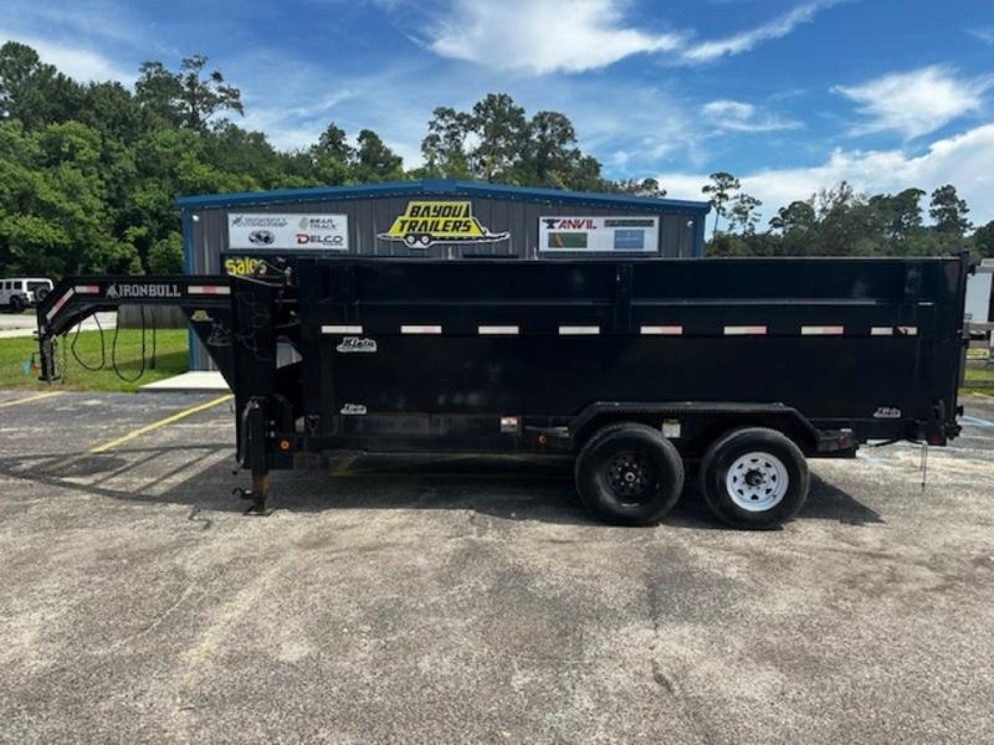Used 2021 Norstar 7x16 Gooseneck Dump Trailer