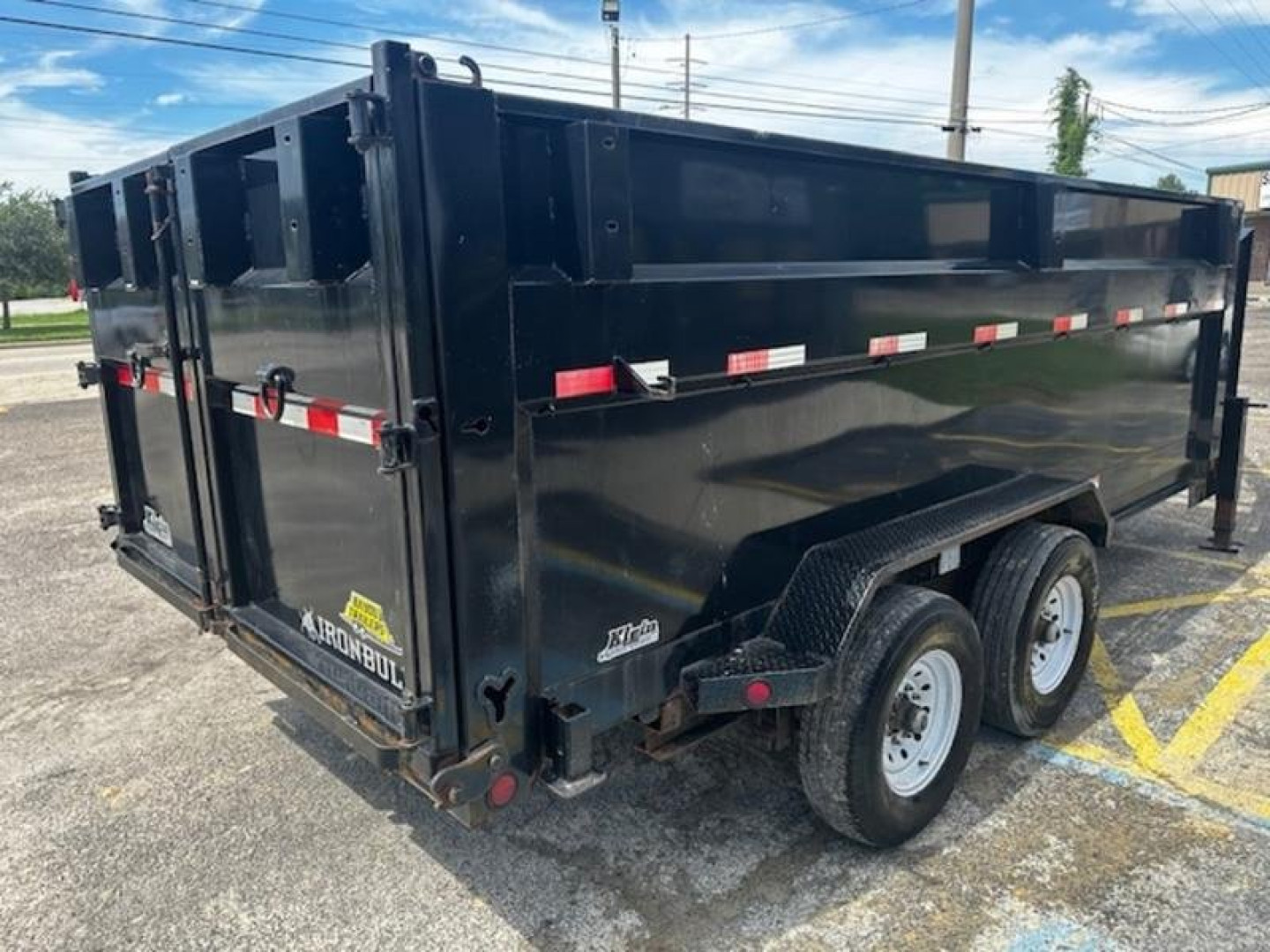Used 2021 Norstar 7x16 Gooseneck Dump Trailer