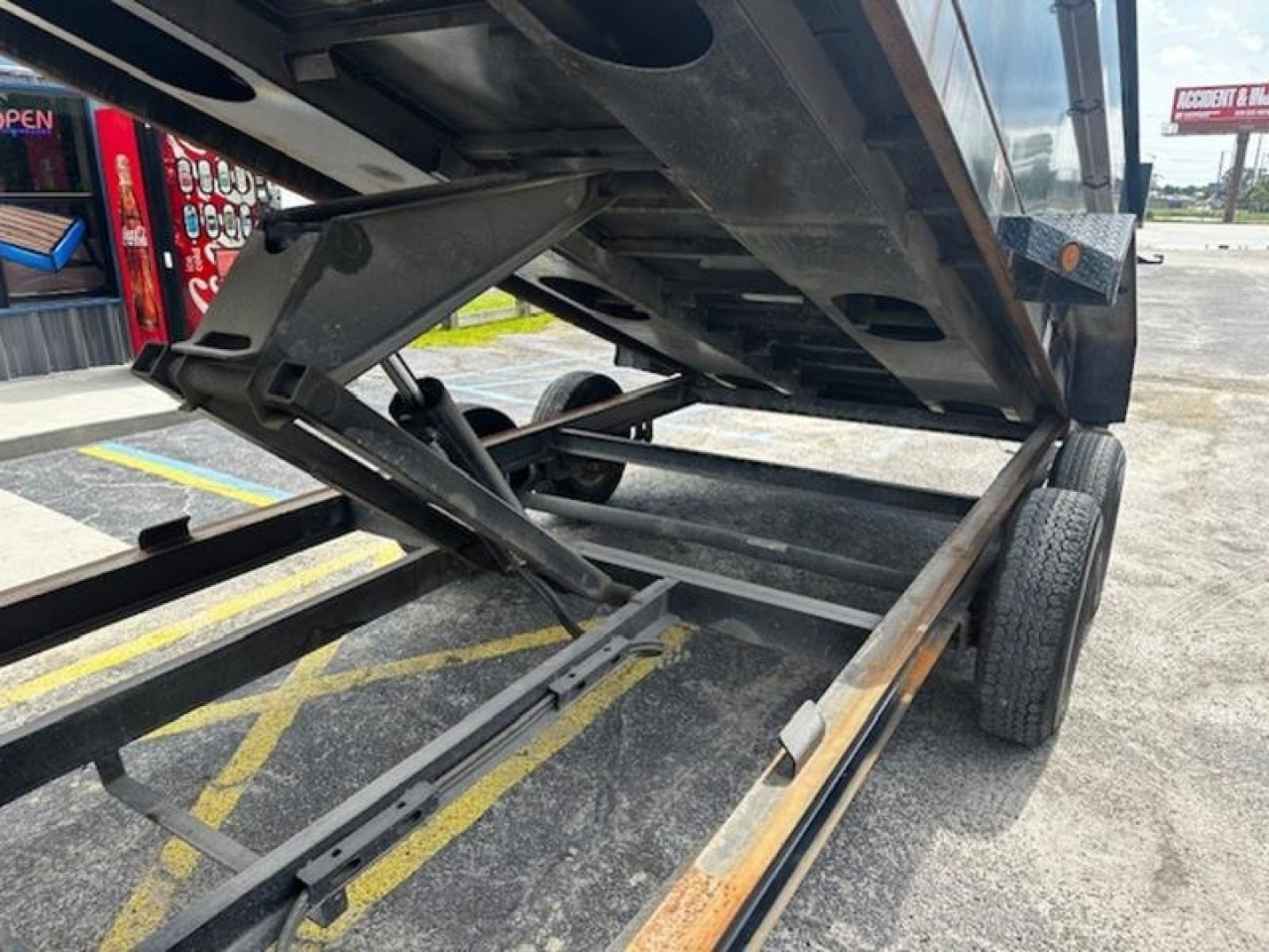 Used 2021 Norstar 7x16 Gooseneck Dump Trailer