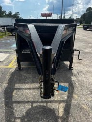 Used 2021 Norstar 7x16 Gooseneck Dump Trailer