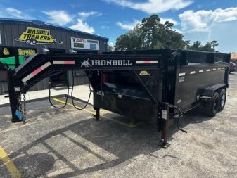 Used 2021 Norstar 7x16 Gooseneck Dump Trailer