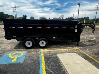 Used 2021 Norstar 7x16 Gooseneck Dump Trailer