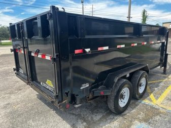 Used 2021 Norstar 7x16 Gooseneck Dump Trailer