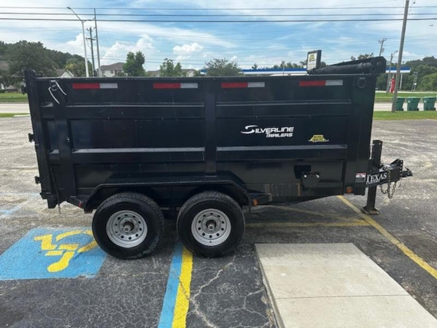 Used 2022 East Texas Trailers 7x12 Dump Trailer
