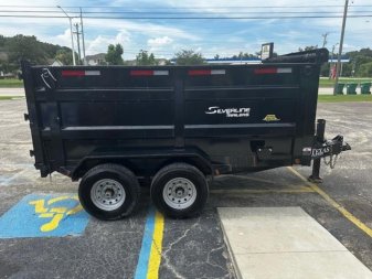 Used 2022 East Texas Trailers 7x12 Dump Trailer