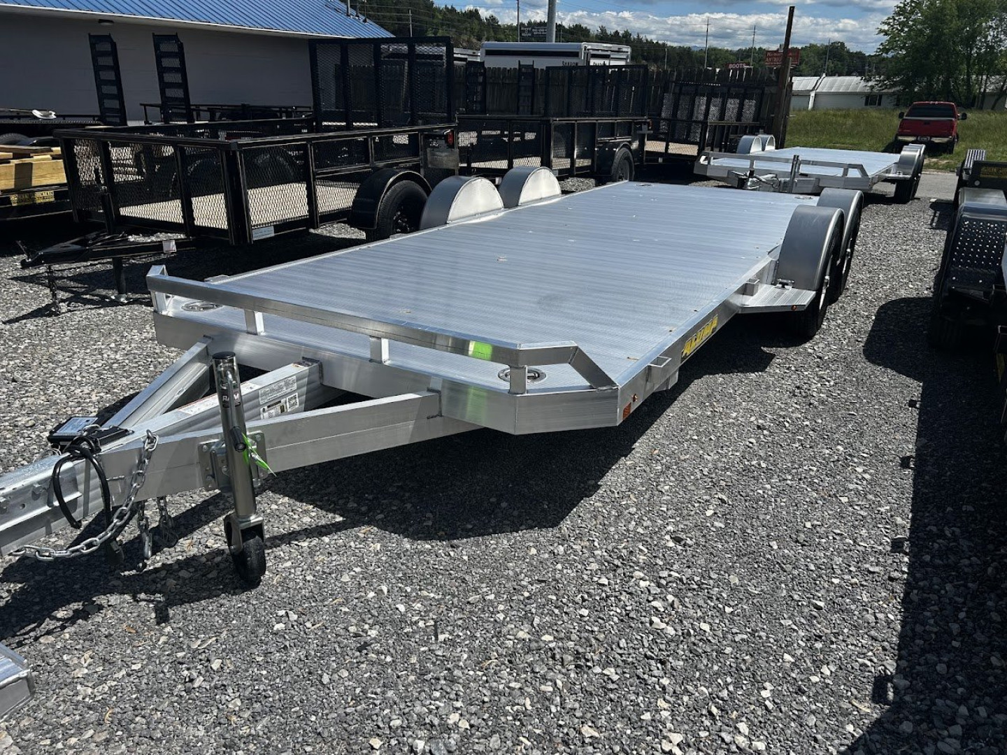 New 2025 Aluma 8218TA-RAMPS Car Hauler