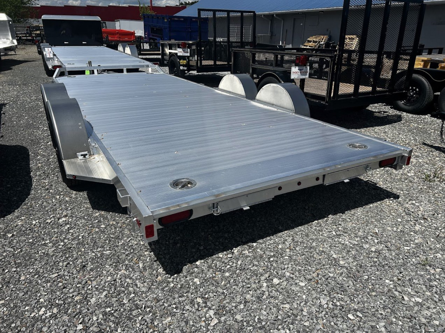 New 2025 Aluma 8218TA-RAMPS Car Hauler
