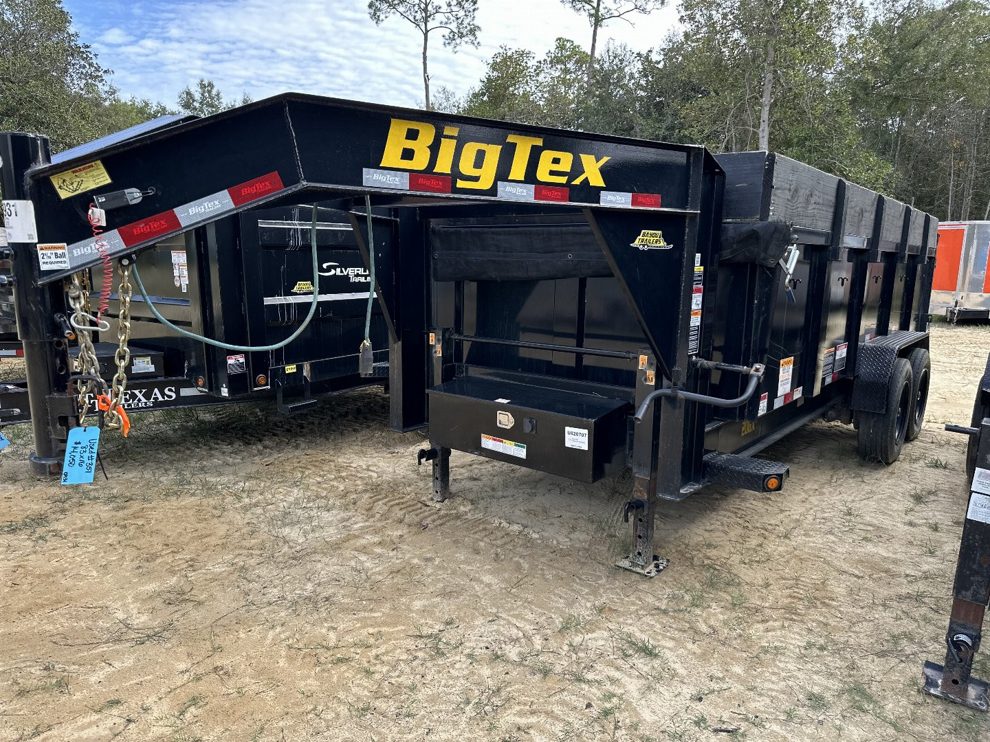 Used 2023 Big Tex Trailers 7x16 Gooseneck Dump Trailer