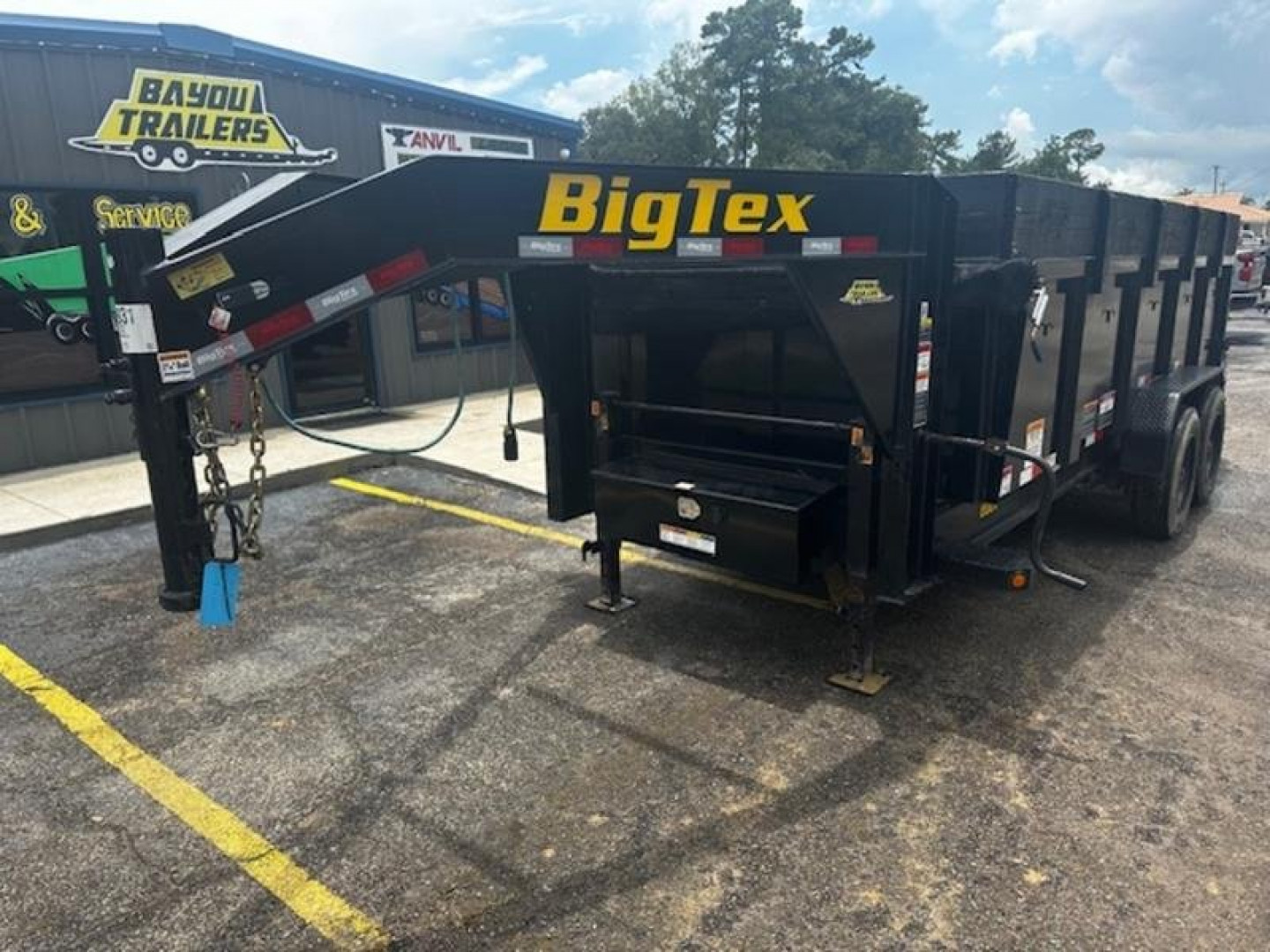 Used 2023 Big Tex Trailers 7x16 Gooseneck Dump Trailer