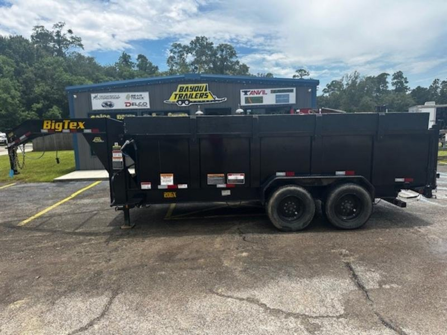 Used 2023 Big Tex Trailers 7x16 Gooseneck Dump Trailer