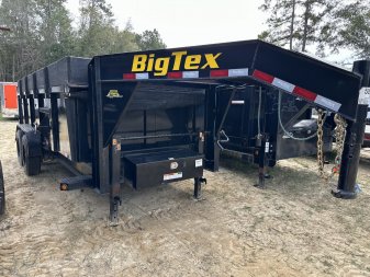 Used 2023 Big Tex Trailers 7x16 Gooseneck Dump Trailer