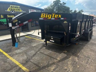 Used 2023 Big Tex Trailers 7x16 Gooseneck Dump Trailer