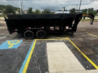 Used 2023 Big Tex Trailers 7x16 Gooseneck Dump Trailer