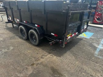 Used 2023 Big Tex Trailers 7x16 Gooseneck Dump Trailer