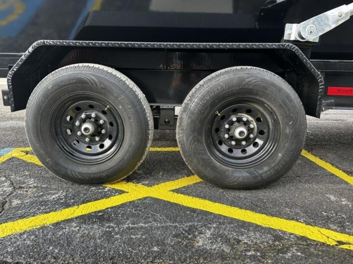New 2024 RawMaxx 83x16 Roll Off Dump Set Dump Trailer