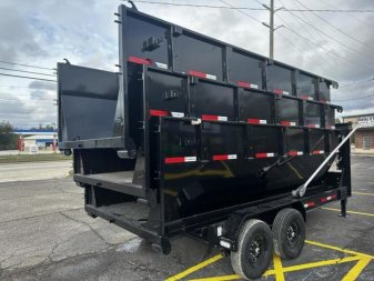 New 2024 RawMaxx 83x16 Roll Off Dump Set Dump Trailer