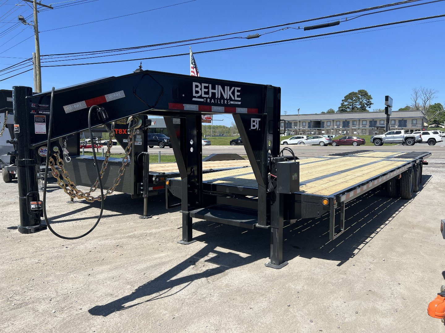 New 2025 Behnke FB8X GN HBT 34' Equipment Trailer