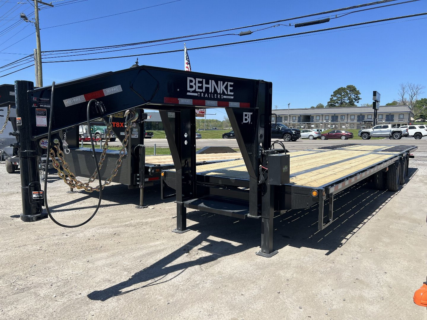 New 2025 Behnke FB8X GN HBT 34' Equipment Trailer