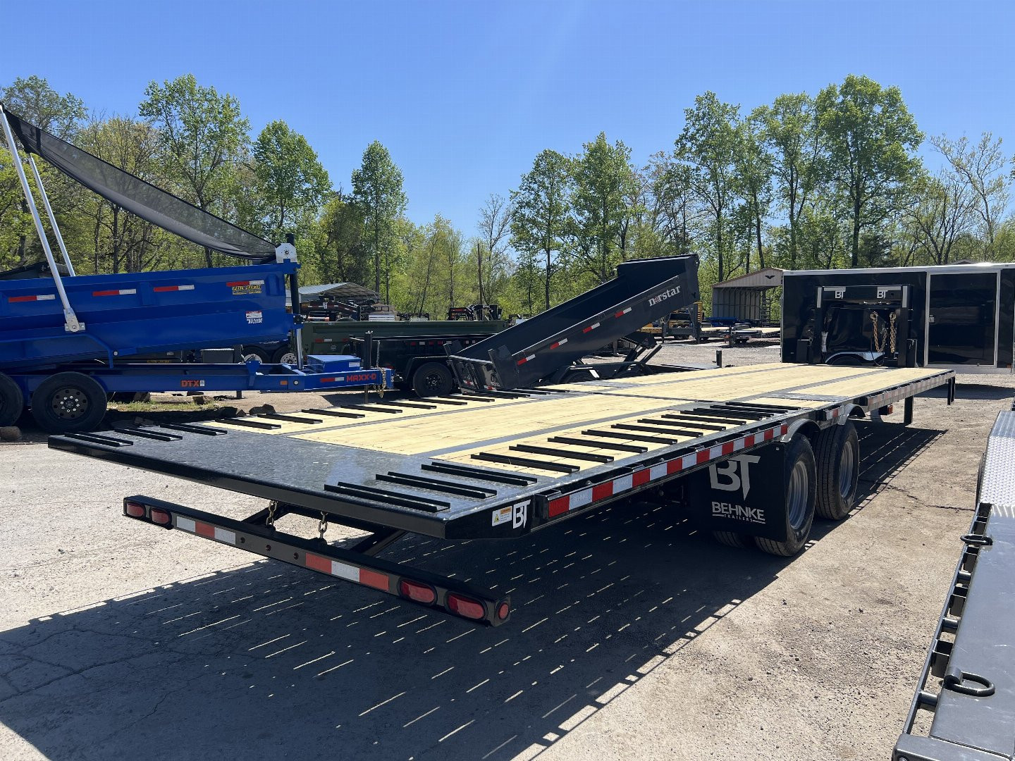 New 2025 Behnke FB8X GN HBT 34' Equipment Trailer