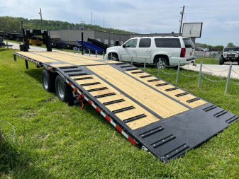 New 2025 Behnke FB8X GN HBT 32' Equipment Trailer