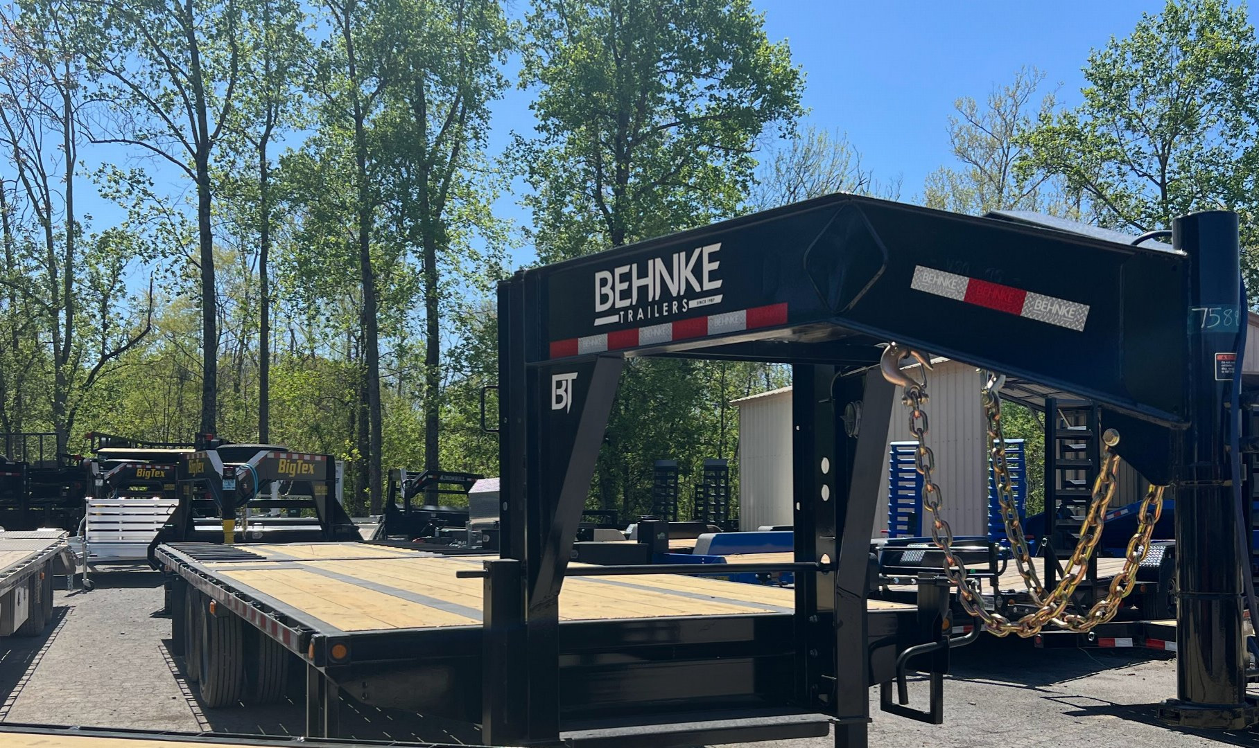 New 2025 Behnke FB8X GN HBT 30' Equipment Trailer