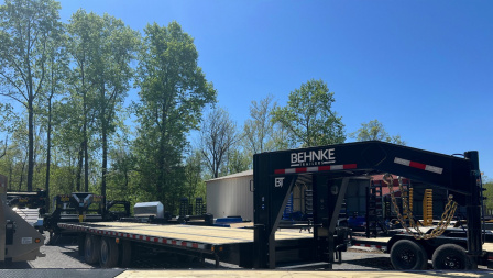 New 2025 Behnke FB8X GN HBT 30' Equipment Trailer